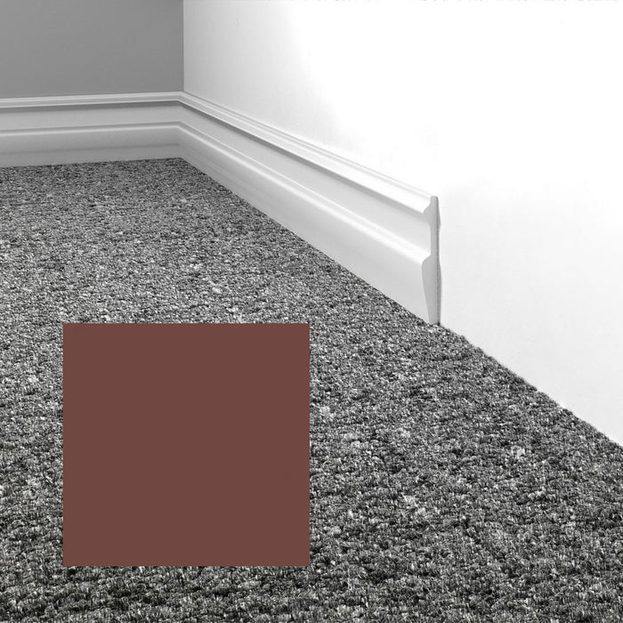 Mohawk - Elemental Edges - 3 in. Edge Lap Rubber Wall Base - Cherry Wood
