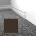 Mohawk - Elemental Edges - 3 in. Edge Lap Rubber Wall Base - Dark Chocolate