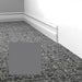 Mohawk - Elemental Edges - 3 in. Edge Lap Rubber Wall Base - Pepper Gray