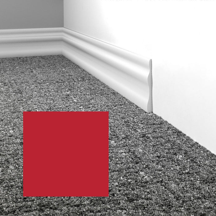Mohawk - Elemental Edges - 3.5 in. Module Rubber Wall Base - Red