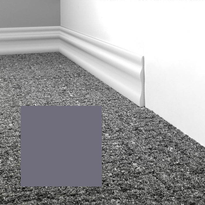 Mohawk - Elemental Edges - 3.5 in. Module Rubber Wall Base - Lavender Grey