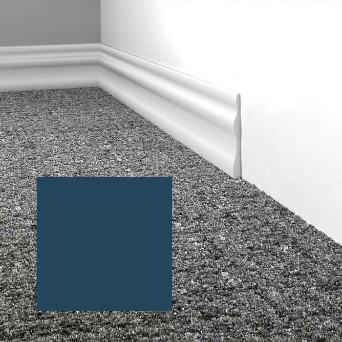 Mohawk - Elemental Edges - 3.5 in. Module Rubber Wall Base - Indigo
