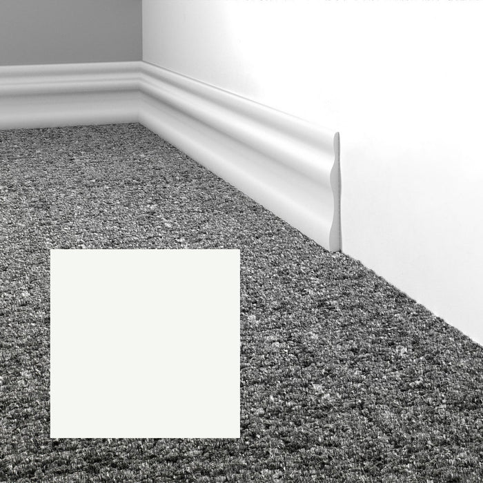 Mohawk - Elemental Edges - 3.5 in. Module Rubber Wall Base - White