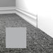 Mohawk - Elemental Edges - 3.5 in. Module Rubber Wall Base - Ice Gray