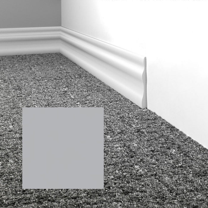 Mohawk - Elemental Edges - 3.5 in. Module Rubber Wall Base - Winter Gray