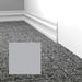 Mohawk - Elemental Edges - 3.5 in. Module Rubber Wall Base - Winter Gray