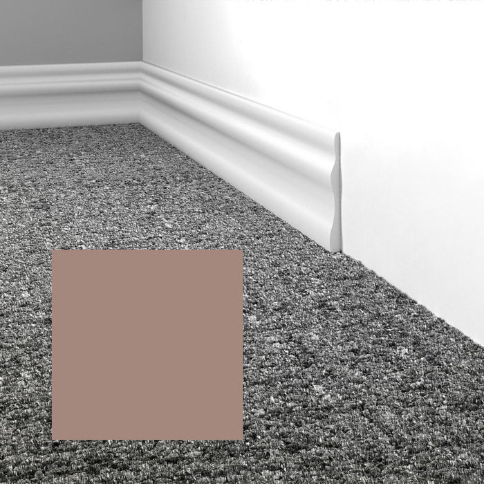 Mohawk - Elemental Edges - 3.5 in. Module Rubber Wall Base - Clay
