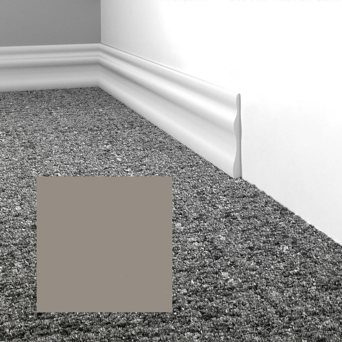 Mohawk - Elemental Edges - 3.5 in. Module Rubber Wall Base - Ash Brown