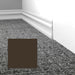 Mohawk - Elemental Edges - 3.5 in. Module Rubber Wall Base - Charcoal Brown