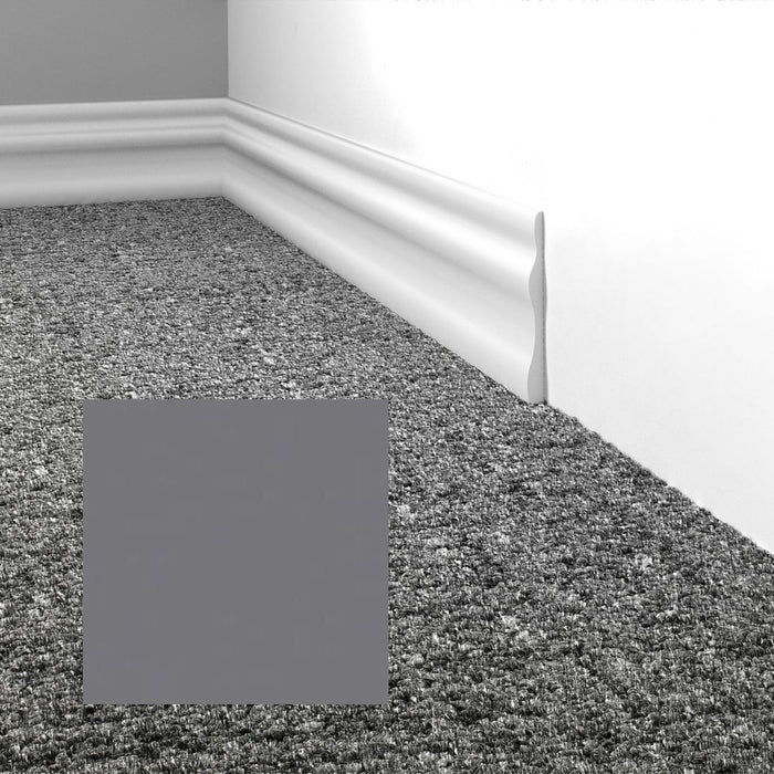 Mohawk - Elemental Edges - 3.5 in. Module Rubber Wall Base - Pepper Gray