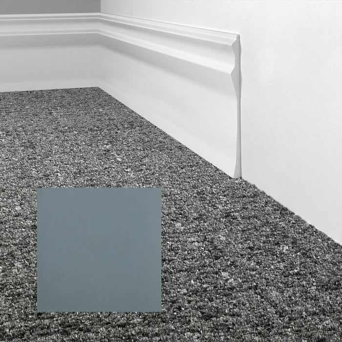 Mohawk - Elemental Edges - 4.5 in. Sculpted Edge Rubber Wall Base - Gunmetal