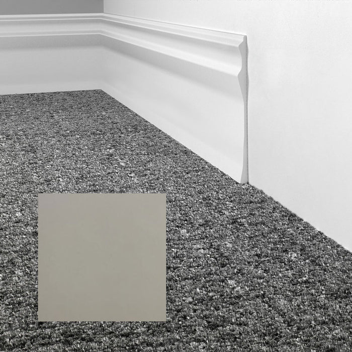 Mohawk - Elemental Edges - 4.5 in. Sculpted Edge Rubber Wall Base - Dove