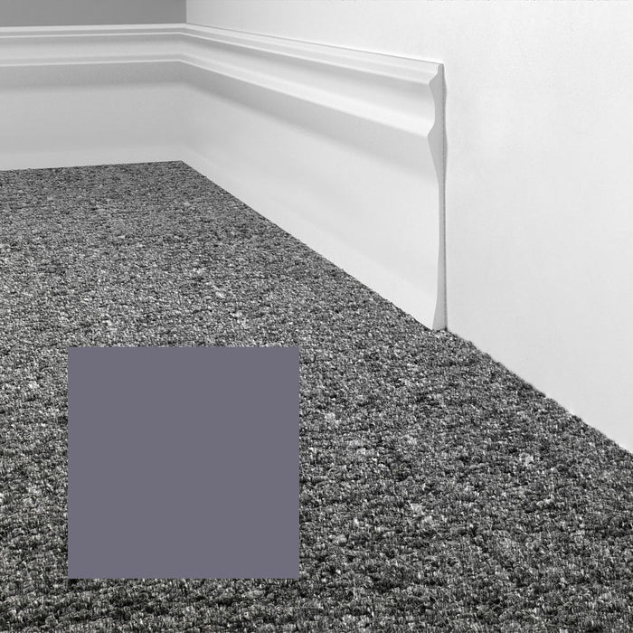 Mohawk - Elemental Edges - 4.5 in. Sculpted Edge Rubber Wall Base - Lavender Grey