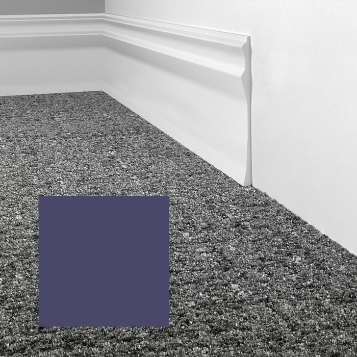 Mohawk - Elemental Edges - 6 in. Sculpted Edge Rubber Wall Base - Navy