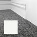 Mohawk - Elemental Edges - 6 in. Sculpted Edge Rubber Wall Base - White