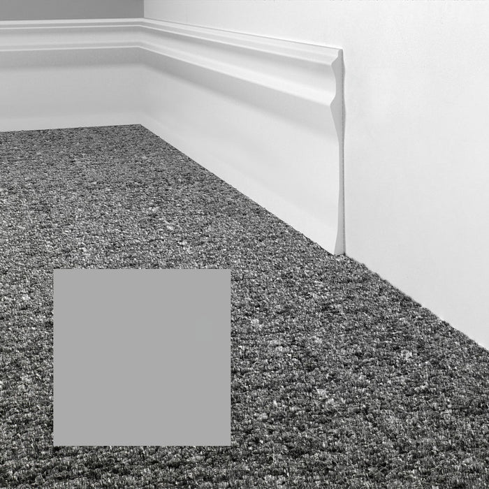 Mohawk - Elemental Edges - 6 in. Sculpted Edge Rubber Wall Base - Grayish