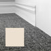 Mohawk - Elemental Edges - 4.5 in. Sculpted Edge Rubber Wall Base - Cream