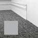 Mohawk - Elemental Edges - 4.5 in. Sculpted Edge Rubber Wall Base - Ice Gray