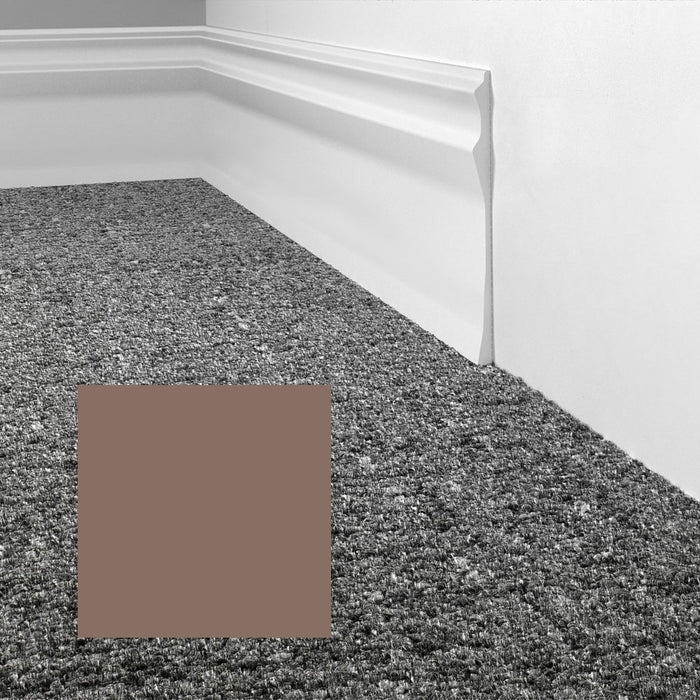 Mohawk - Elemental Edges - 6 in. Sculpted Edge Rubber Wall Base - Earth