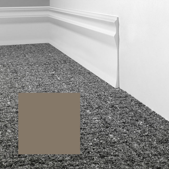 Mohawk - Elemental Edges - 4.5 in. Sculpted Edge Rubber Wall Base - Khaki