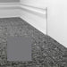 Mohawk - Elemental Edges - 4.5 in. Sculpted Edge Rubber Wall Base - Pepper Gray