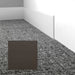 Mohawk - Elemental Edges - 3 in. Straight Cut Rubber Wall Base - Deep Chestnut