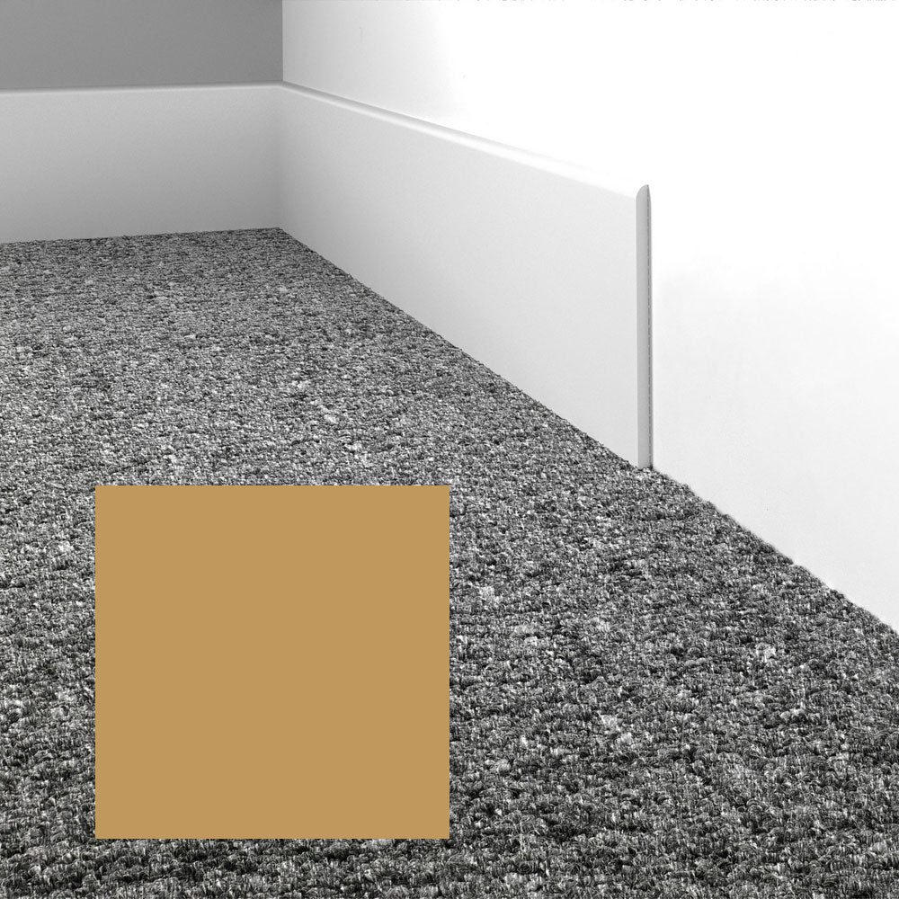 Mohawk - Elemental Edges - 4.5 in. Straight Cut Rubber Wall Base - Mustard