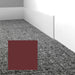 Mohawk - Elemental Edges - 4 in. Straight Cut Rubber Wall Base - Berry