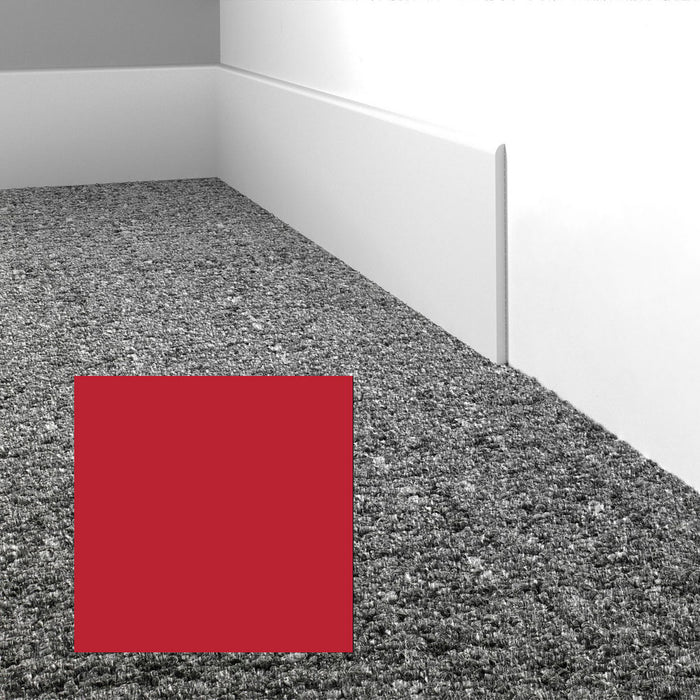 Mohawk - Elemental Edges - 3 in. Straight Cut Rubber Wall Base - Red