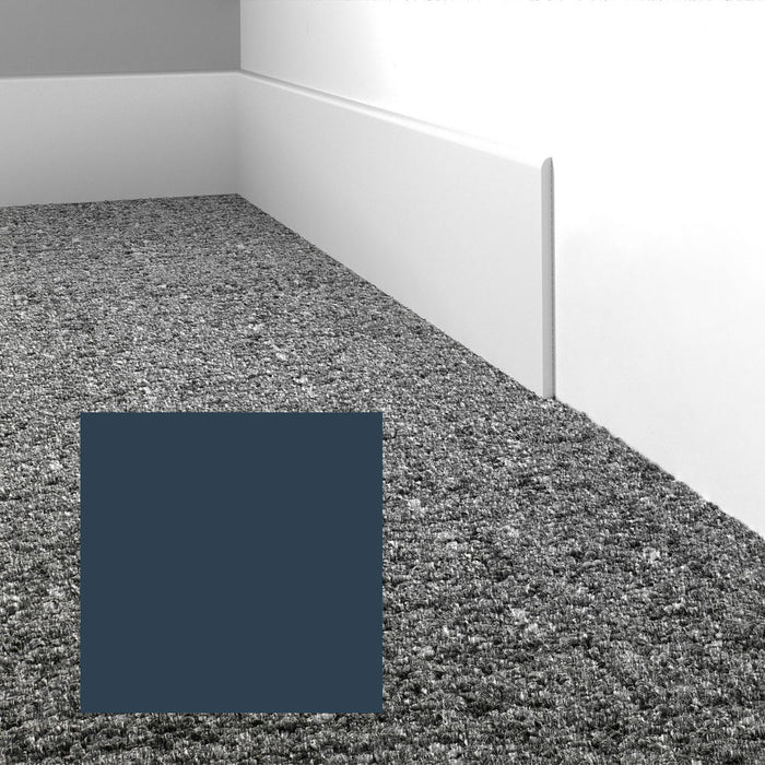 Mohawk - Elemental Edges - 3 in. Straight Cut Rubber Wall Base - Storm Blue