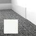 Mohawk - Elemental Edges - 4 in. Straight Cut Rubber Wall Base - White