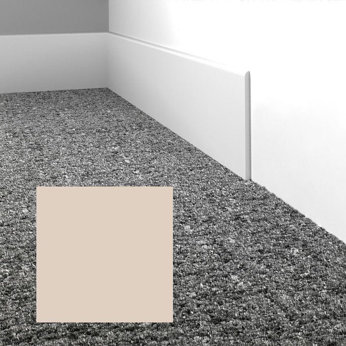 Mohawk - Elemental Edges - 3 in. Straight Cut Rubber Wall Base - Dune