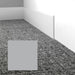 Mohawk - Elemental Edges - 4.5 in. Straight Cut Rubber Wall Base - Ice Gray