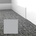 Mohawk - Elemental Edges - 3 in. Straight Cut Rubber Wall Base - Ice Gray