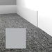 Mohawk - Elemental Edges - 4.5 in. Straight Cut Rubber Wall Base - Winter Gray
