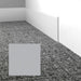 Mohawk - Elemental Edges - 3 in. Straight Cut Rubber Wall Base - Winter Gray