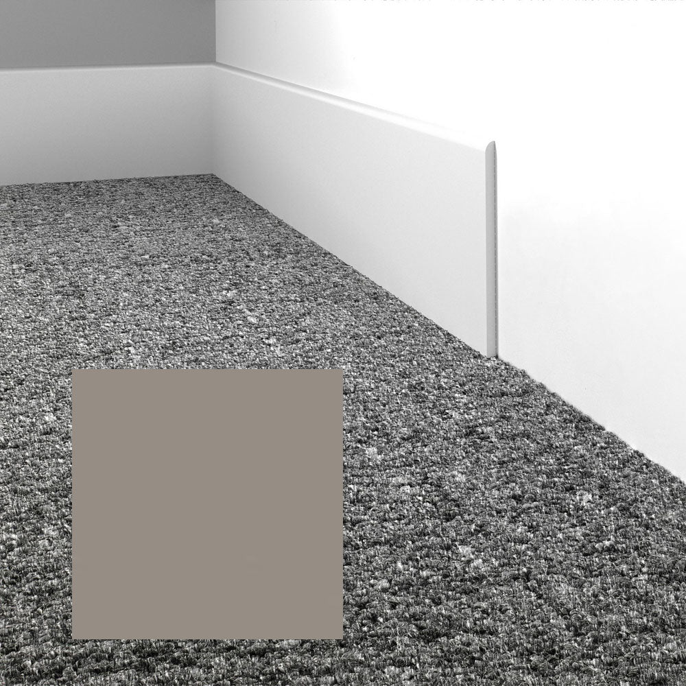 Mohawk - Elemental Edges - 3 in. Straight Cut Rubber Wall Base - Ash Brown