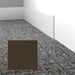 Mohawk - Elemental Edges - 4 in. Straight Cut Rubber Wall Base - Charcoal Brown