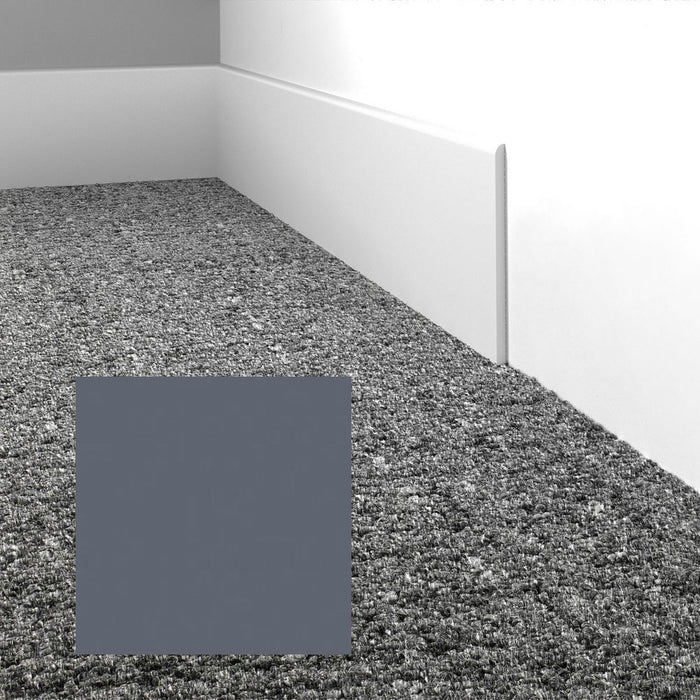 Mohawk - Elemental Edges - 3 in. Straight Cut Rubber Wall Base - Slate
