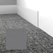Mohawk - Elemental Edges - 4.5 in. Straight Cut Rubber Wall Base - Pepper Gray