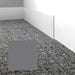 Mohawk - Elemental Edges - 3 in. Straight Cut Rubber Wall Base - Pepper Gray