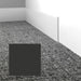 Mohawk - Elemental Edges - 3 in. Straight Cut Rubber Wall Base - Matte Black