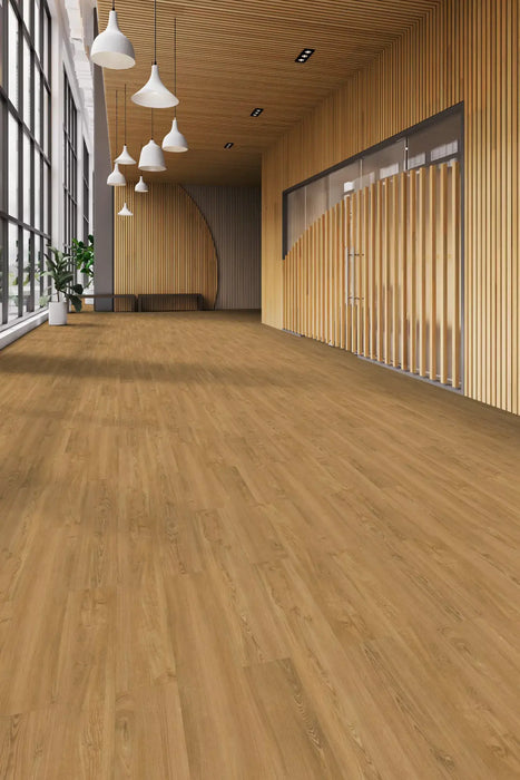 Tarkett - Event+ Wood - Classic Plank - 6" x 36" - Luxury Vinyl Tile - Ash Installed