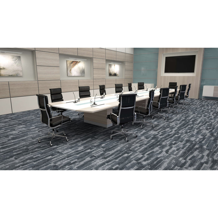 Mohawk Group - Social Canvas - Art Therapy - Commercial Carpet Tile - Gallery Installed