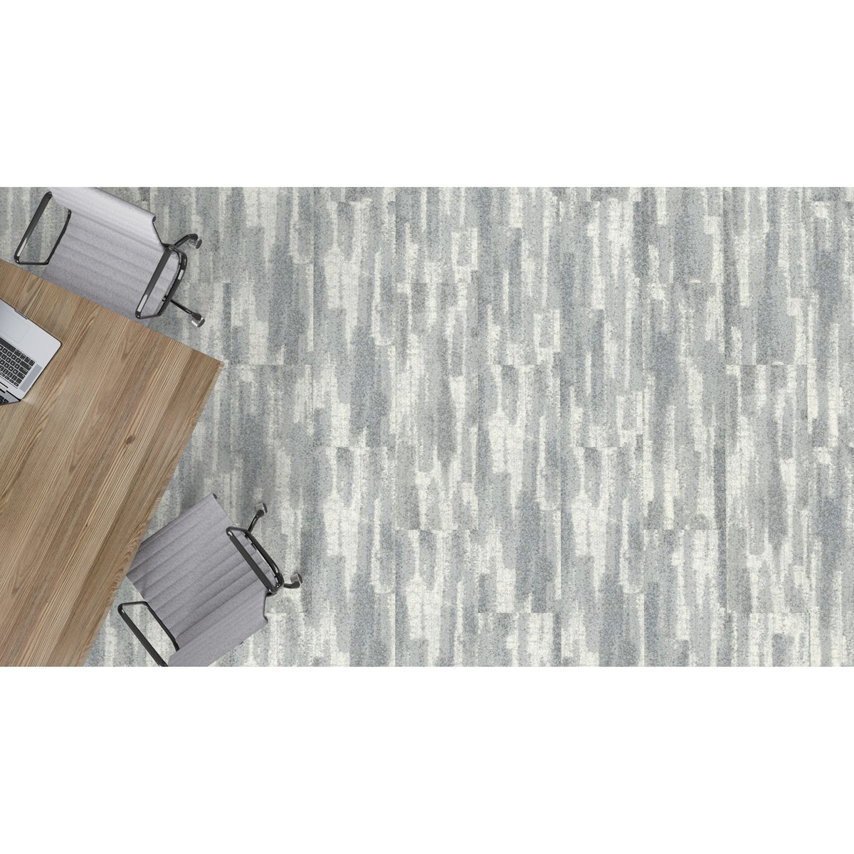 Mohawk Group - Social Canvas - Art Therapy - Commercial Carpet Tile - True Self Installed
