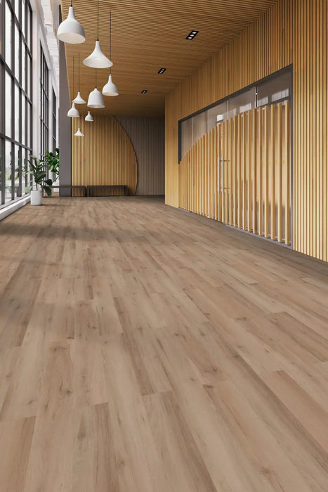 Tarkett - Event+ Wood - Crafted Plank - 6" x 48" - Luxury Vinyl Tile - Coriander Installed