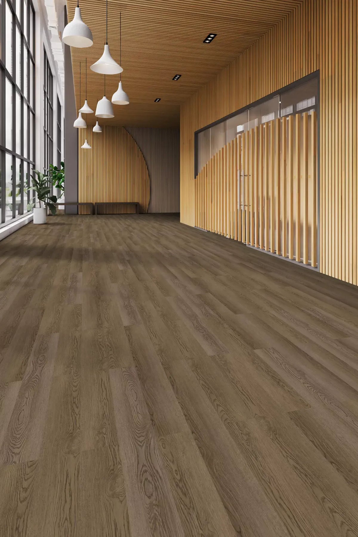 Tarkett - Event+ Wood - Crafted Plank - 6&quot; x 48&quot; - Luxury Vinyl Tile - Seasonal Oak Installed