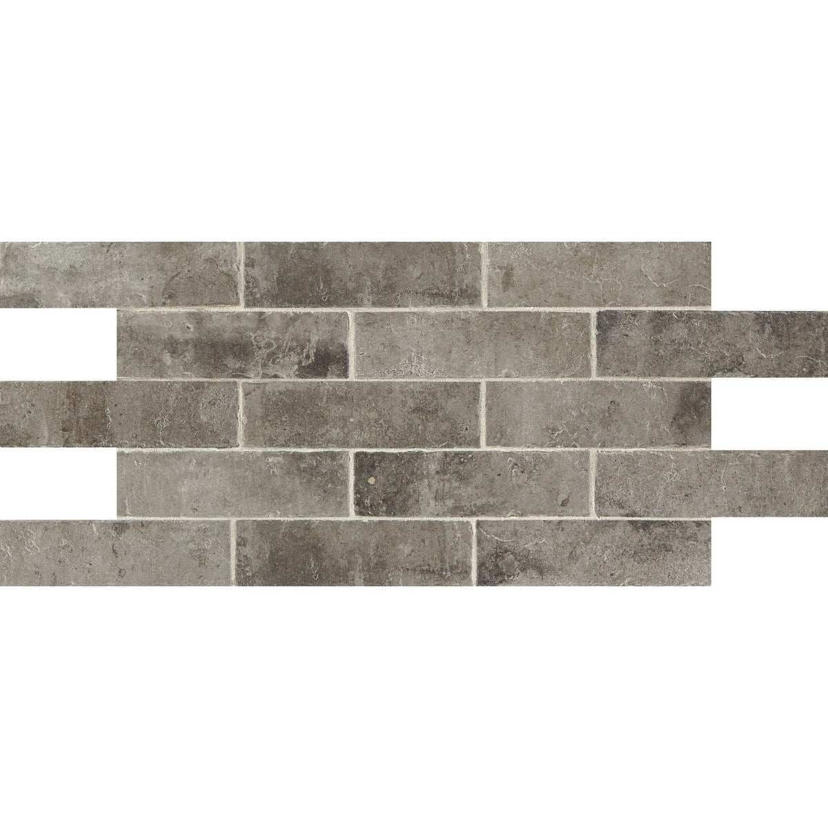 Daltile - Brickwork - 2 in. x 8 in. Glazed Porcelain Tile - Alcove