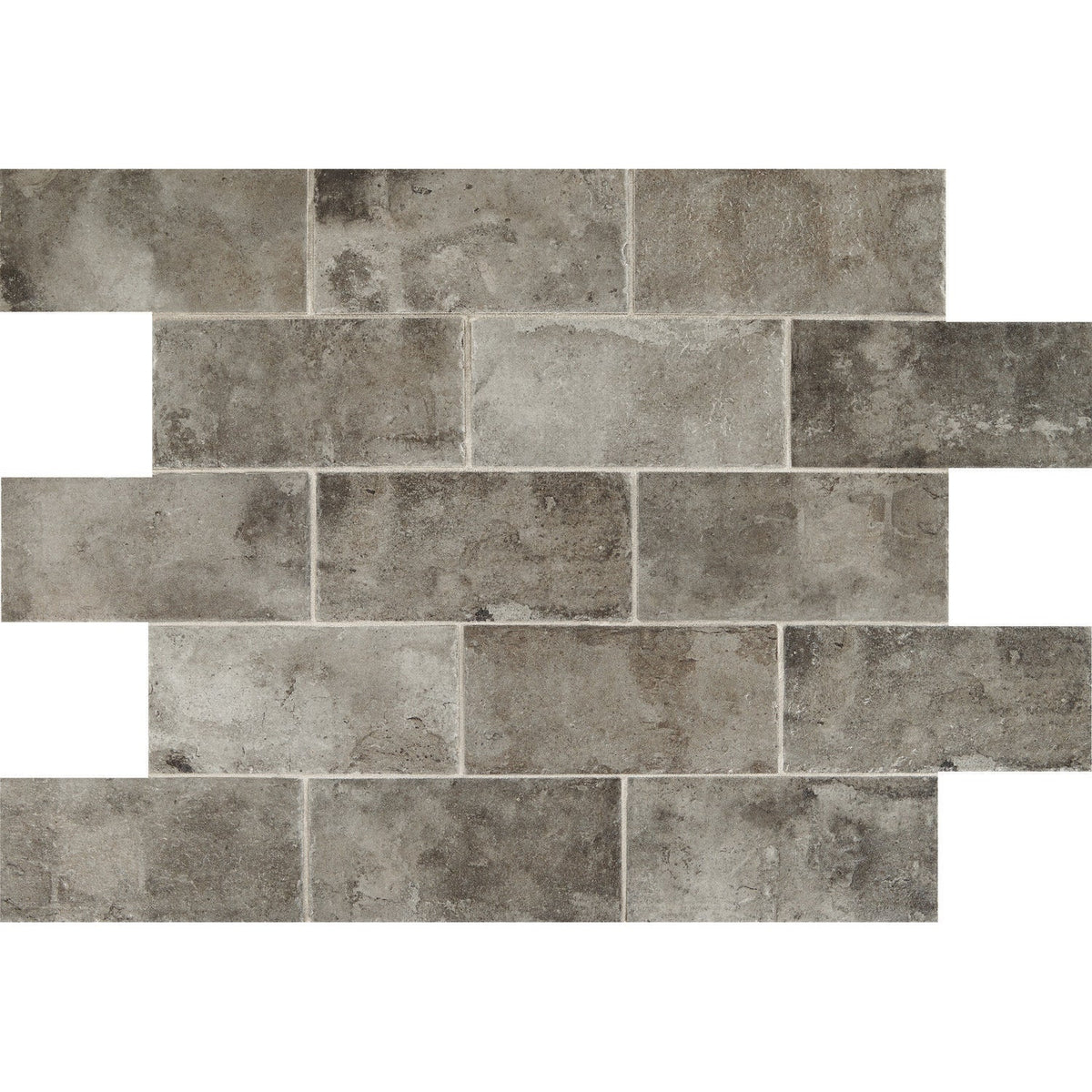 Daltile - Brickwork - 4 in. x 8 in. Glazed Porcelain Tile - Alcove