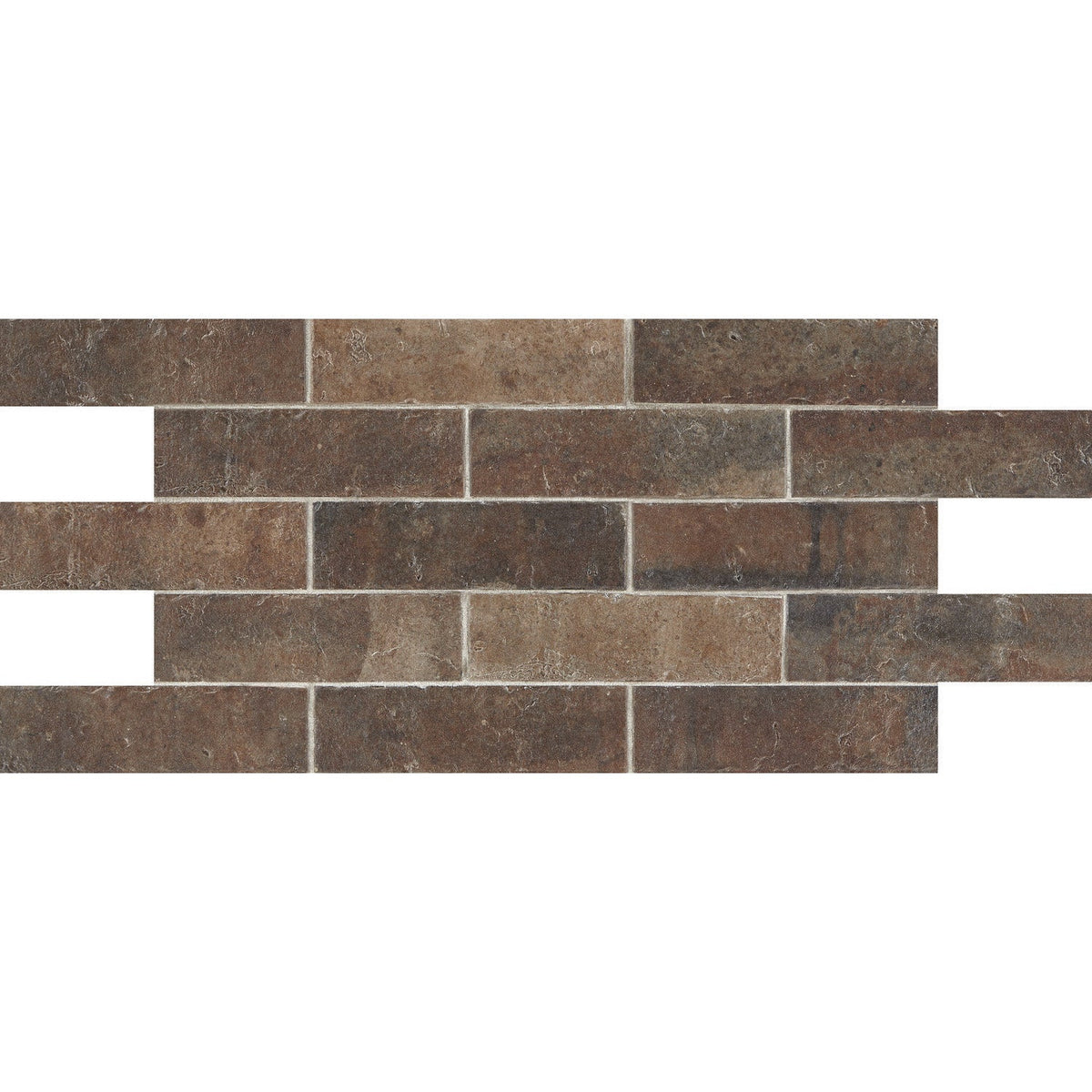 Daltile - Brickwork - 2 in. x 8 in. Glazed Porcelain Tile - Terrace